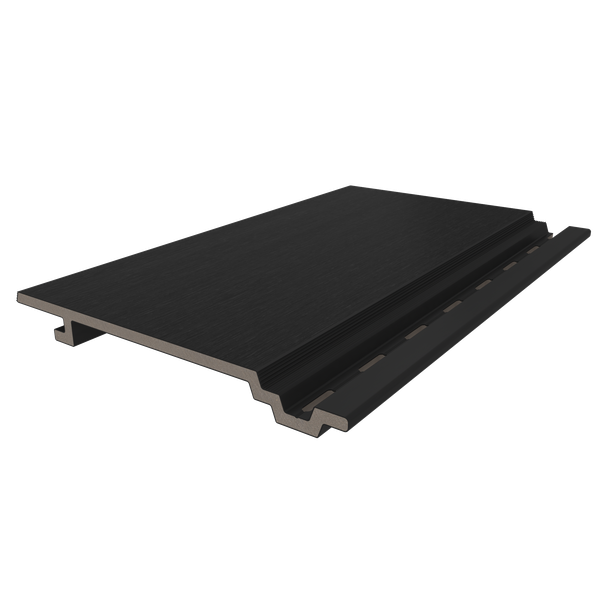 NewTechWood HKC gevelbekleding vlak Zwart - 1.9 x 18.8 x 400 cm - Afbeelding 1